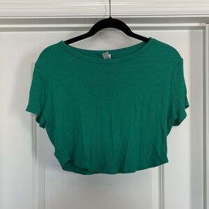 All in Motion Green Women's Crop Top